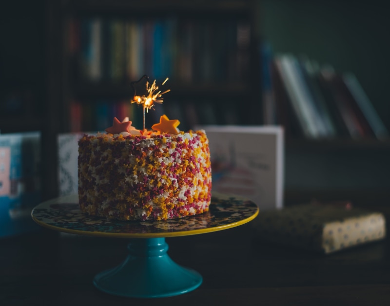 temptation, baked, 4K, unhealthy eating, color, sweet, flame, anniversary, food, star, gourmet, icing, sweet Food, decoration, birthday, no people, celebration