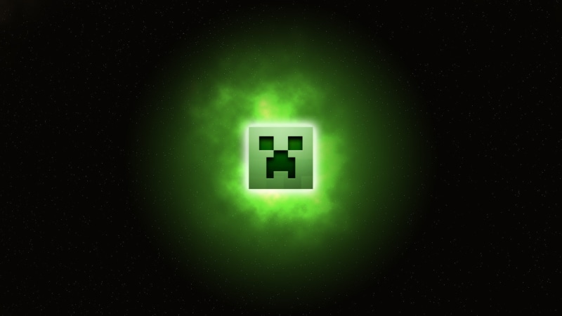 background, digital art, abstract, minecraft, dark, 1080P, dark background, art, digital