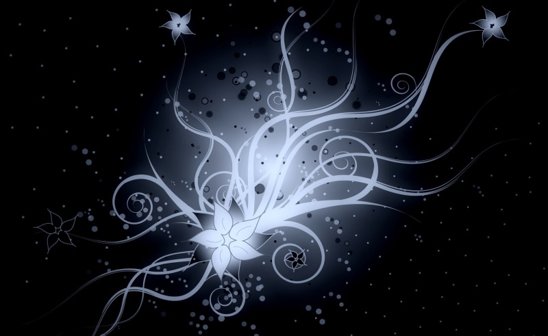 Abstract, glowing, water, pattern, black, hd, Design, small, studio shot, astronomy, illuminated, technology, black background, nature, star - space, white