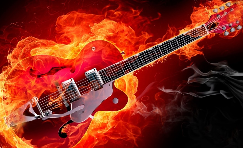 Elements, rockabilly, equipment, rock music, musical instrument, electric guitar, Smoke, smoke - physical structure, lighting equipment, jazz, musical equipment