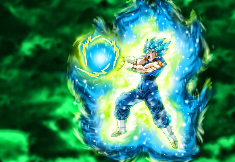 ball, creativity, super, dragon, Dragon Ball Super, illustration, science, backgrounds, Vegito (Dragon Ball), image, abstract, alien, futuristic, saiyan