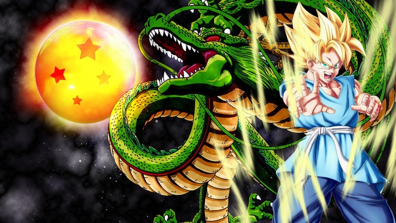 saiyan, goku, dragon, dragon ball, 1080P, super saiyan, super, ball