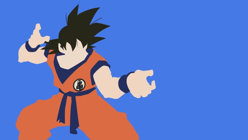 super, dragon ball z, saiyan, z, minimalism, dragon, super saiyan, ball, 1080P