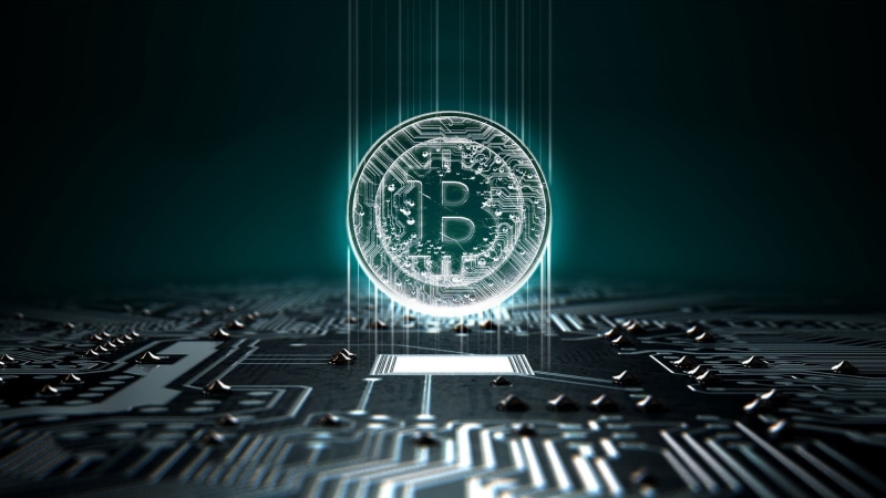 logo, Bitcoin, currency, money, coin, 1080P