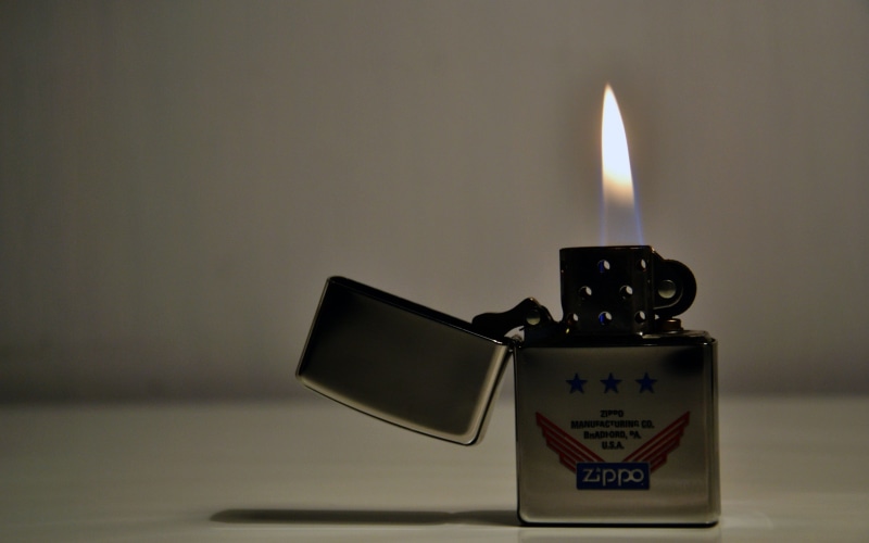 zippo, fire, 2K, lighter