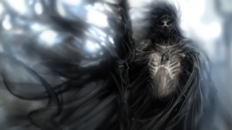 x, Skulls, Death, abstract, 1080P, fantasy, artwork, art, hd