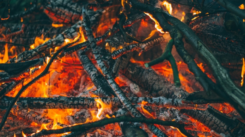 fire, bonfires, fireplace, twigs, 1080P