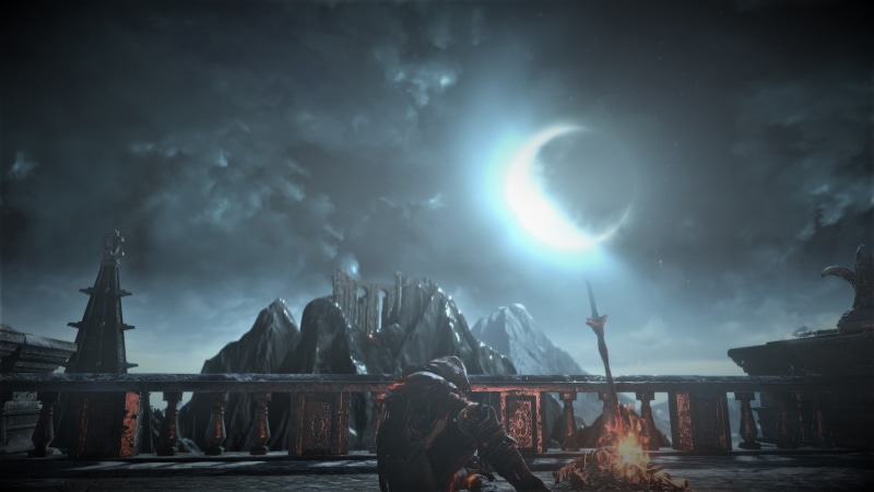 bonfires, vignette, video games, 2K, Dark Souls III, Dark Souls