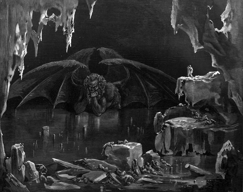 2K, Dantes Inferno  Dante Alighieri  Gustave Doré  classic art  The Divine Comedy