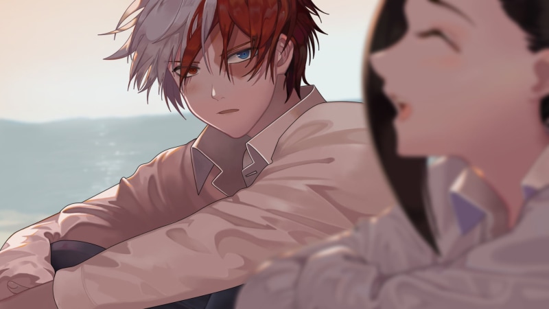 Anime, Shoto Todoroki, 1080P, Momo Yaoyorozu, My Hero Academia