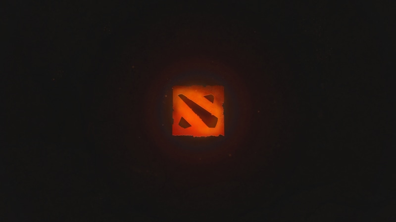 4K, lighting equipment, Gamecrew, no people, red, logo, symbol, Dota, close-up, indoors, technology, copy space, light - natural phenomenon