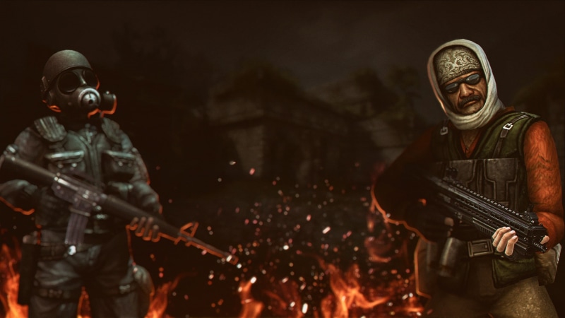1080P, Fire, cs 1.6, Contra, Counter-Strike, Art, Half-Life