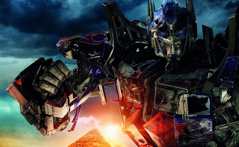 technology, Optimus, amusement park, transportation, reflection, built structure, cloud - sky, no people, mode of transportation, architecture, Transformers