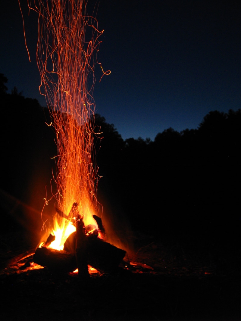 lava, blaze, fire, motion, burning, inferno, spark, wood - material, fire - natural phenomenon, orange color, 2K, night, glowing, bonfire, blurred motion