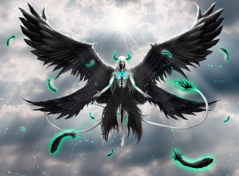 8K, Bleach, Ulquiorra Cifer, Angel, Bleach Brave Souls, Arrancar (Bleach), Hollow (Bleach), Espada (Bleach)