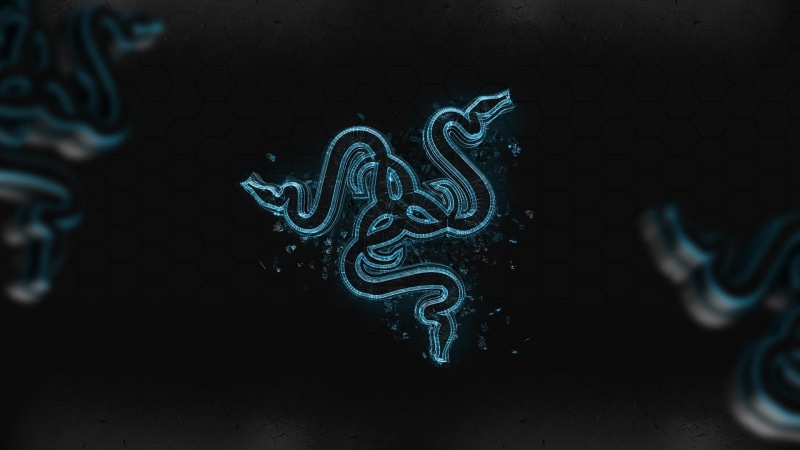 blue, computers, razer, 1920x1080, black, 1080P, logo