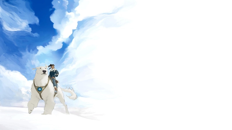 The Legend of Korra, Korra, anime, Naga, 1080P, Avatar: The Last Airbender
