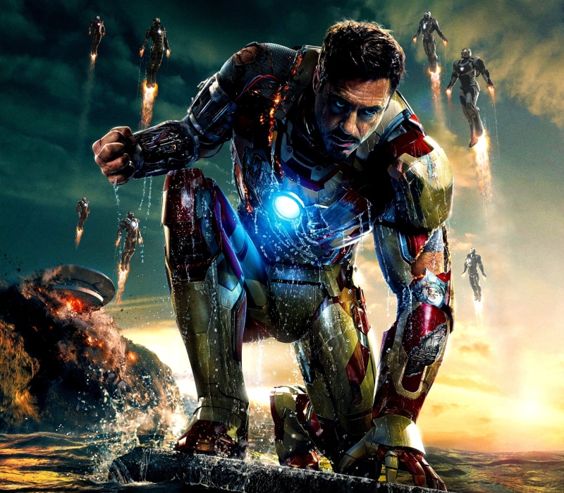 robert, editorial, torso, aggression, toy, iron man 3, clothing, full length, strength, young men, downy, the explosion, adult, helmet, water, nature, headwear