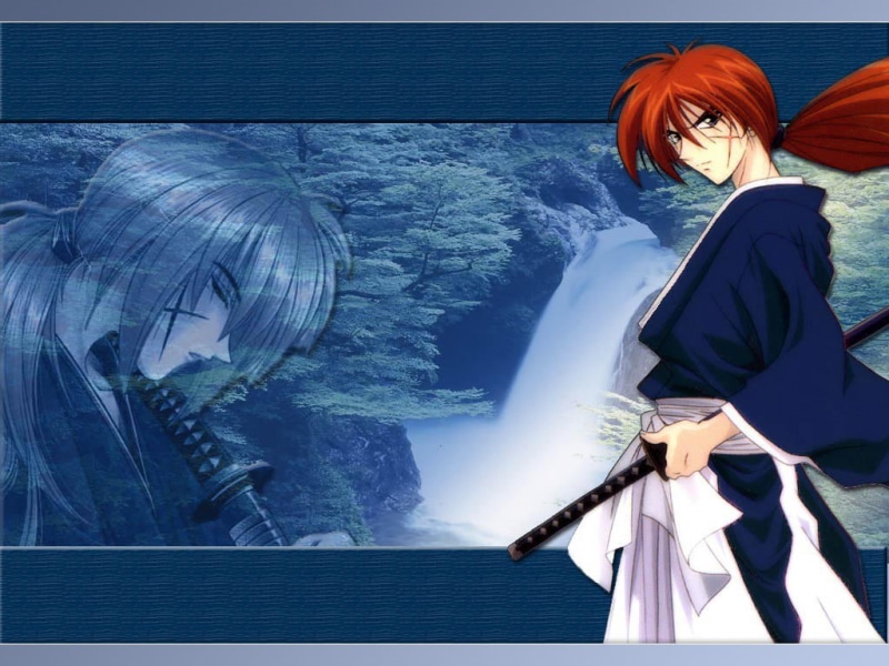 kenshin Himura, 480P, samurai X, anime, batosai