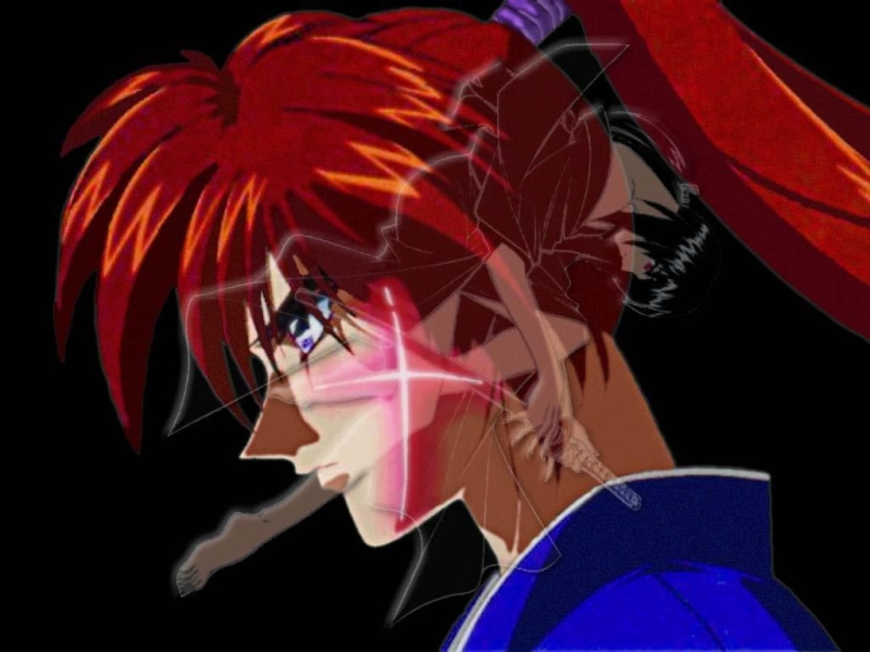 kenshin Himura, anime, batosai, samurai X, 480P