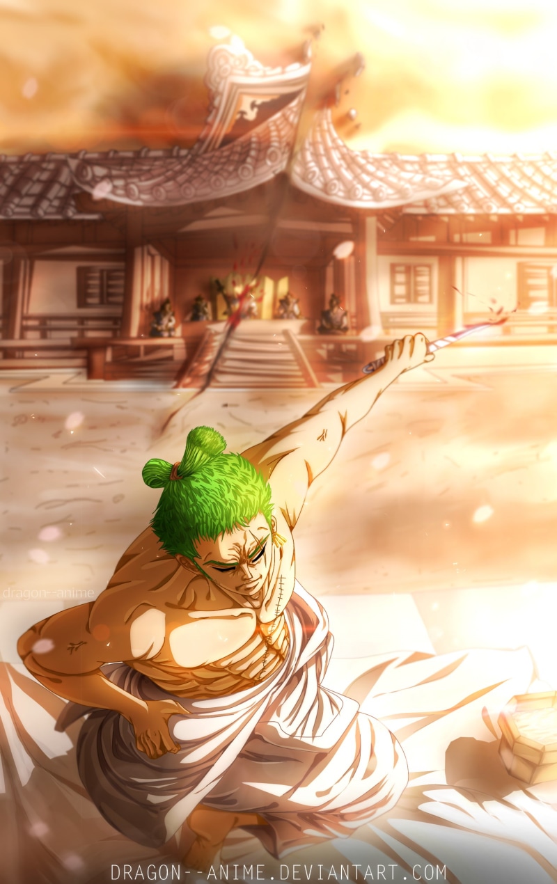 ornate, building exterior, built structure, architecture, sky, animal representation, One Piece, 1080P, anime, place of worship, city, lighting equipment