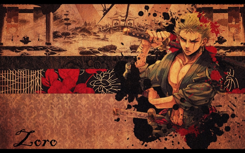 Roronoa Zoro, One Piece, 1080P, anime
