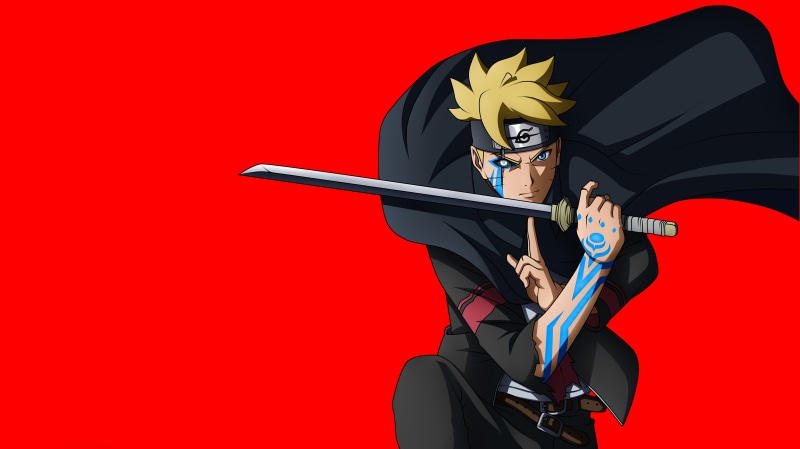 ninja, fight, scar, genin, ninjaken, Konoha, red, asiatic, shinobi, anime, Boruto: Naruto the Next Generation, ken, asian, Jōgan, by NEKOar