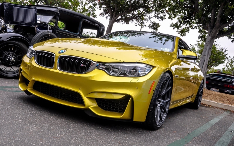 transportation, street, speed, land Vehicle, mode of transportation, yellow, front View, modern, exhibition, road, tree, wheel, luxury, design, grille