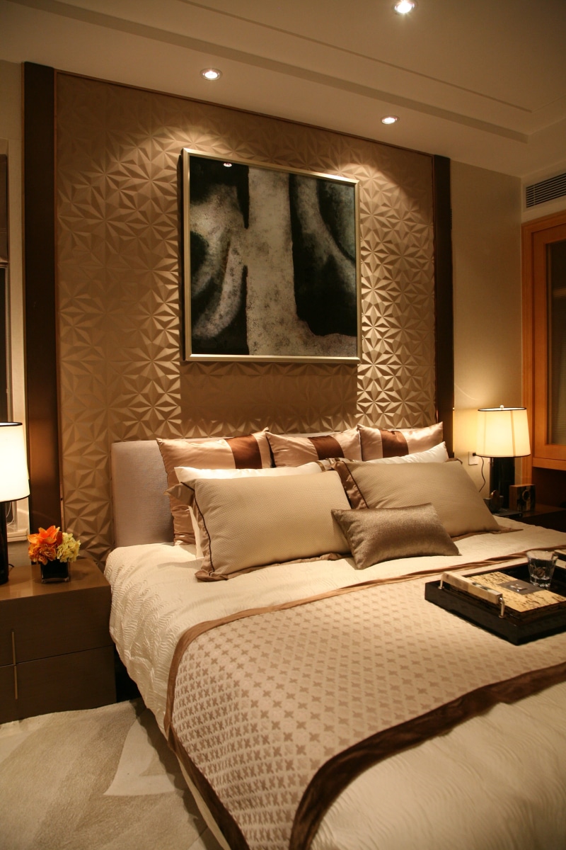 home, modern, stuffed, cushion, domestic Room, wealth, sample room, luxury, no People, bedroom, decor, illuminated, apartment, indoors, hainan, bed, electric Lamp