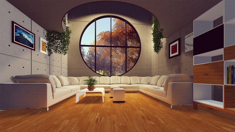no people, modern, window, nobody, contemporary, living, luxury, white, sofa, wood - material, room, style, decoration, apartment, design, clean, home