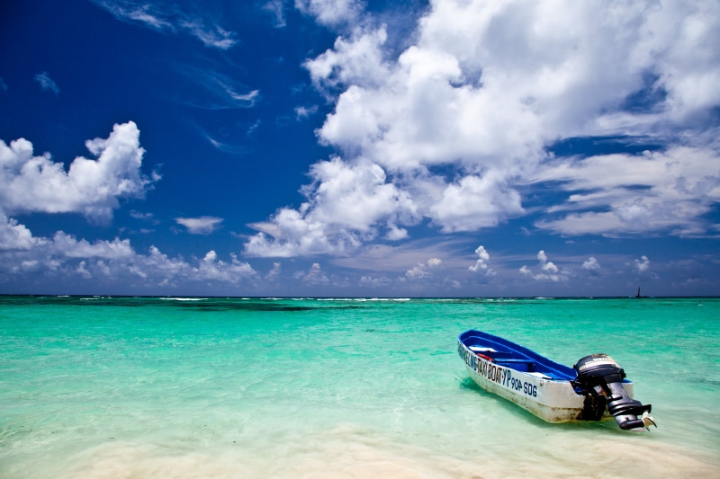 white, punta, daytime, nature, ocean, República Dominicana, island, 5K, water, nautical Vessel, blue sky, sky, tropical, landscape, Punta Cana, dominican