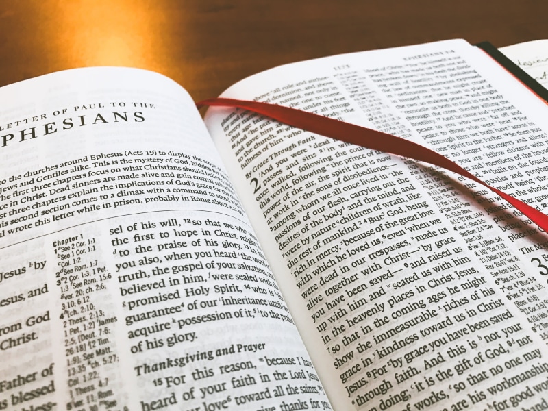 story, publication, belief, study, reading, literature, catholicism, religion, text, high angle view, testament, bible, arrangement, god, document, christianity