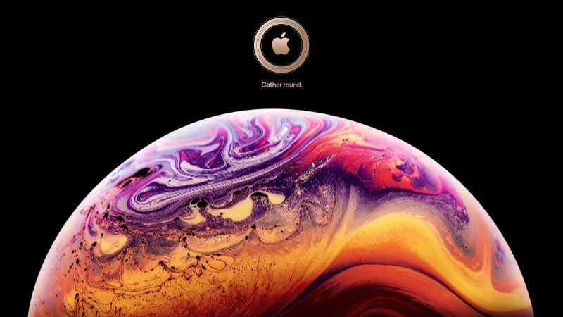 iOS 12, iPhone XS, Stock, Apple, 4K, 4K