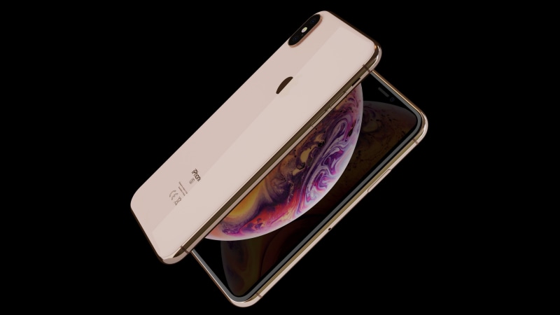 gold, iPhone XS Max, 4K, smartphone, 4K, iPhone XS