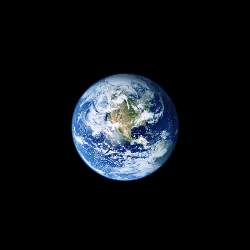 Stock, 2K, iPhone 8, space, copy space, science, environment, single object, black background, climate, astronomy, sphere, cloud - sky, iPhone X, Earth