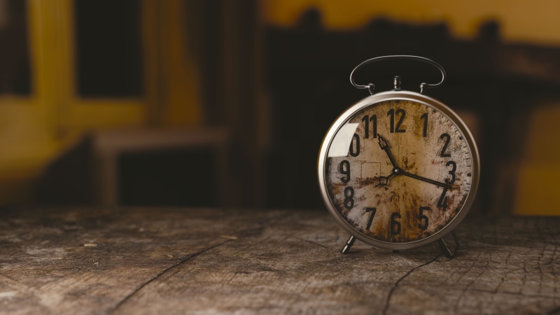 no people, glass, white, focus on foreground, clocks, round, wood - material, clock, old, clock hand, wood, clock face, selective focus, desk, vintage