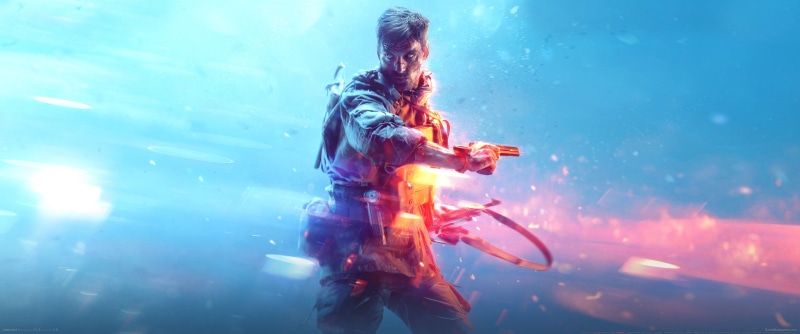 adult, looking, emotion, 2K, water, night, illuminated, cyan, nature, performance, young adult, women, arts culture and entertainment, Battlefield 5, young men