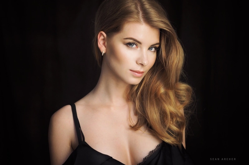 human face, hairstyle, women, fashion model, front view, human hair, dark, Irina Popova, beauty, hair, Sean Archer, beautiful woman, blonde, headshot, fashion