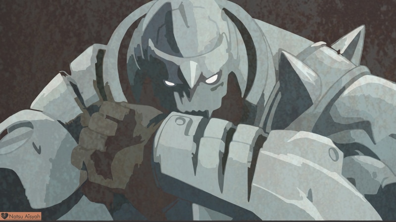 Elric Alphonse, anime, armour, 4K, Fullmetal Alchemist: Brotherhood