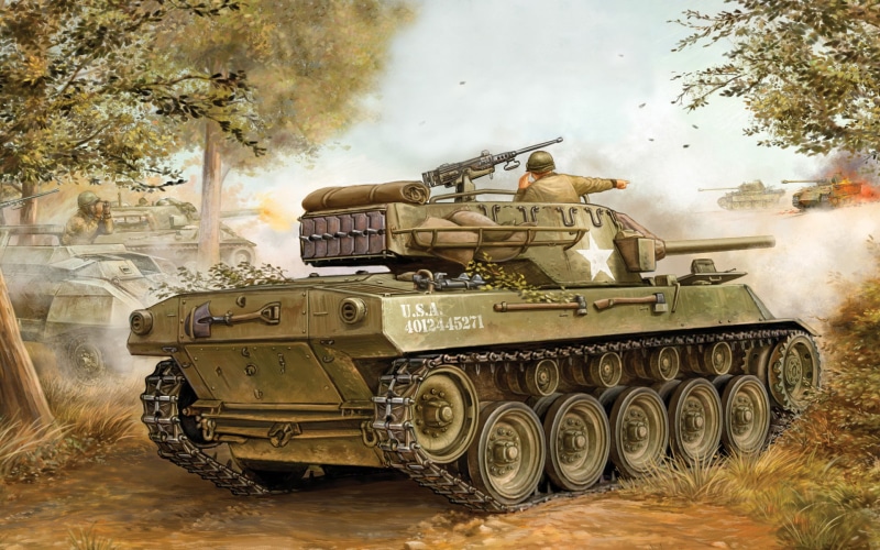 installation, mobility, high, 76 mm, smoke - physical structure, transportation, self-propelled, fighter, tree, land vehicle, beige, weapon, Hellcat, armed forces