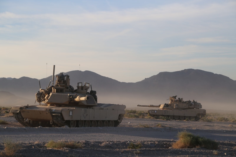 army, mountain range, nature, sky, motion, outdoors, tank, transportation, 5K, no people, armed forces, water, Heavy Armour, day, Exercise, armored tank