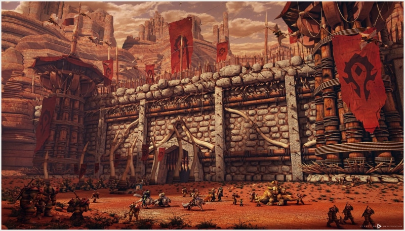 travel, game, built structure, art and craft, cinder, religion, group of people, building, real people, large group of people, World Of Warcraft, place of worship