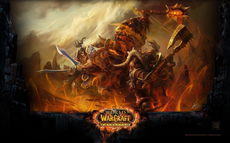 glowing, fire, orange color, religion, architecture, heat - temperature, World of Warcraft: Cataclysm, creativity, spirituality, human representation, building