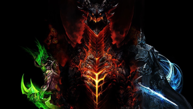 1080P, World of Warcraft: Cataclysm, Arthas, video games, Illidan Stormrage, Lich King, Illidan