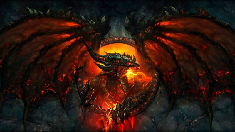 1080P, World of Warcraft: Cataclysm, Deathwing, World of Warcraft, dragon