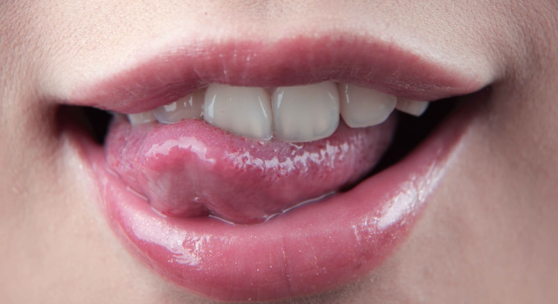 8K, lips, Lexi Belle, licking lip, teeth, macro, tongues