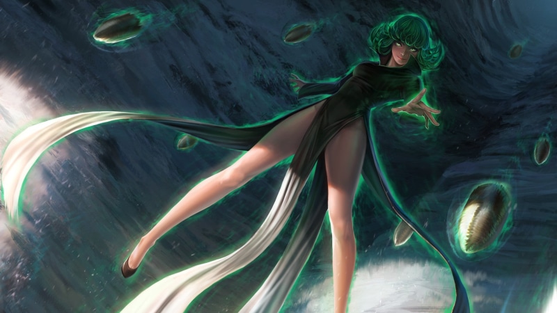 women, anime, clothing, swimming pool, adult, beautiful woman, anime girls, hairstyle, digital, underwater, young adult, fashion, One-Punch Man, 1080P