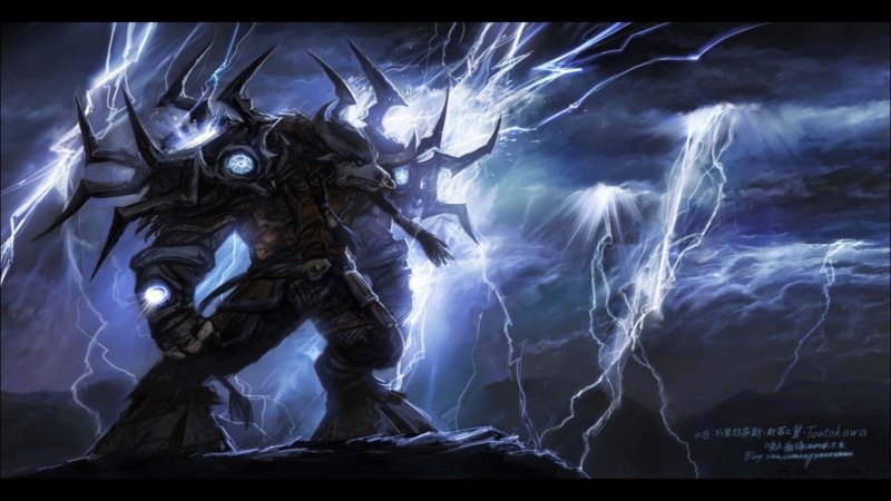 warcraft, electricity, world, shaman, elemental, 720P, lightning, games, video, tauren
