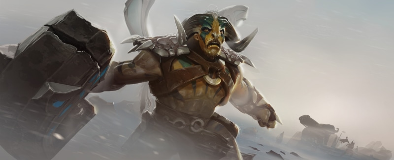 Tauren Chieftain, character, hero, nature, sculpture, arts culture and entertainment, 4K, DotA, animal wildlife, male likeness, domestic, horse, horns