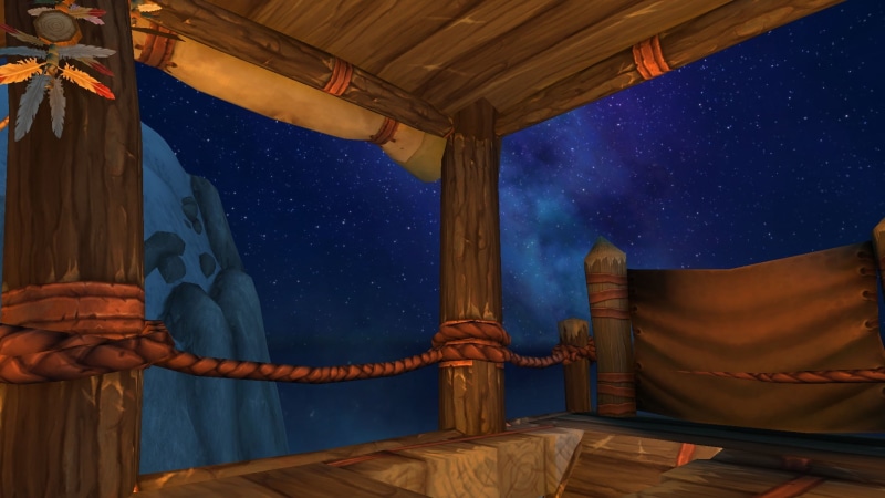 wood - material, place of worship, legion world of warcraft warcraft highmountain taurens, spirituality, night, 1080P, belief, nature, blue, architecture
